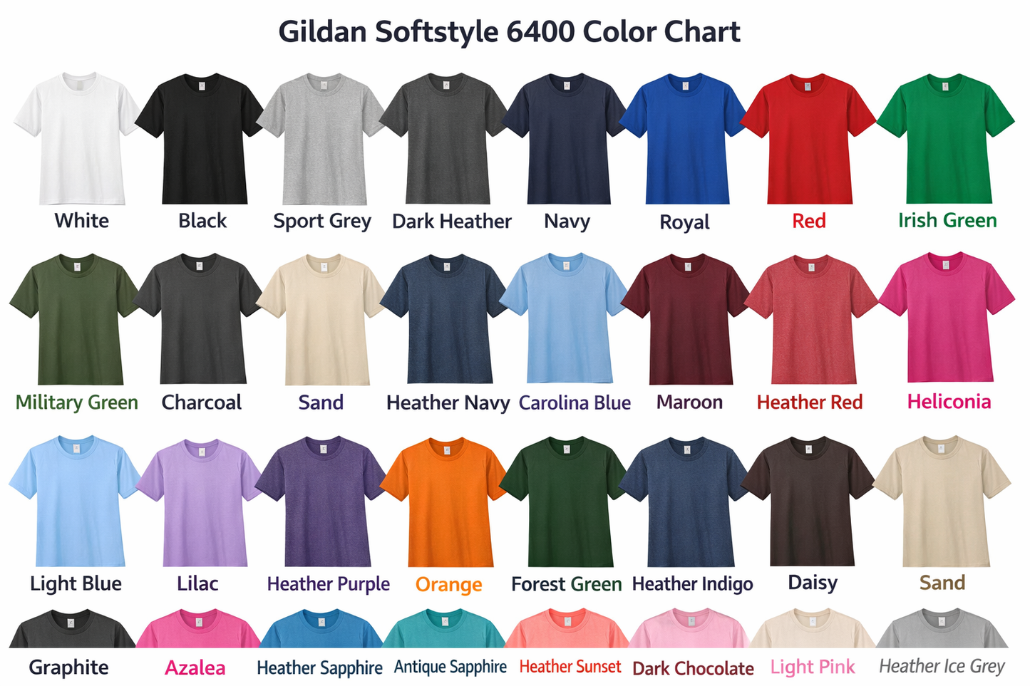Gildan Softstyle 6400