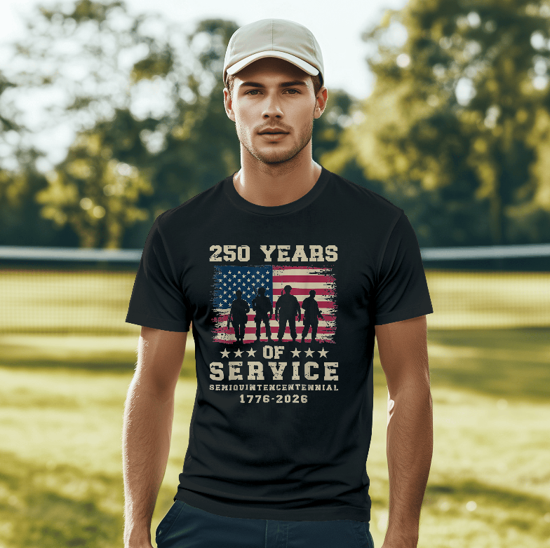 250 Years of Service Veteran Military Shirt