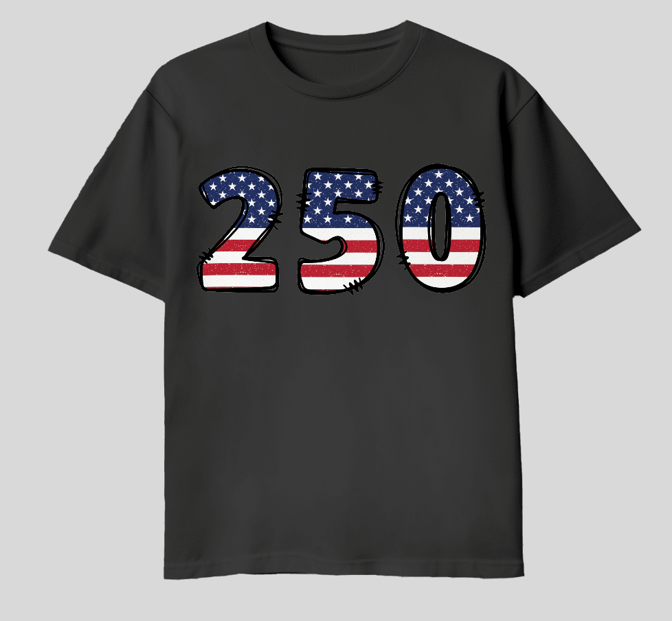 250 Anniversary Flag Shirt
