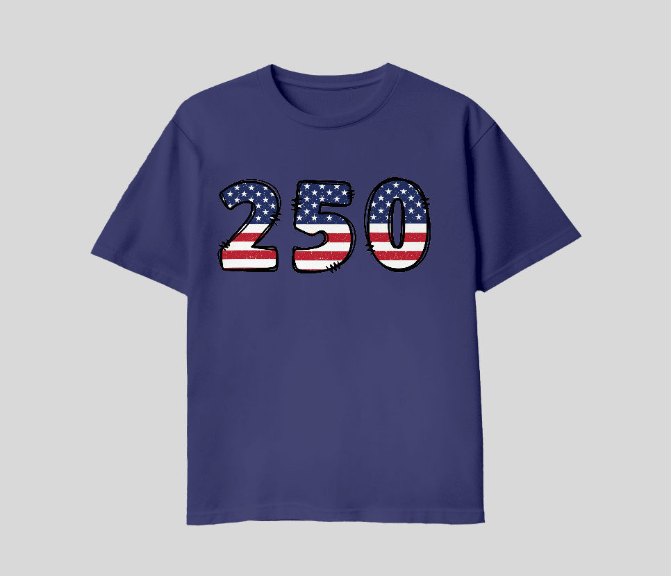 250 Anniversary Flag Shirt