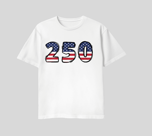 250 Anniversary Flag Shirt