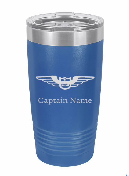 Laser Engraved Tumblers for Airlines