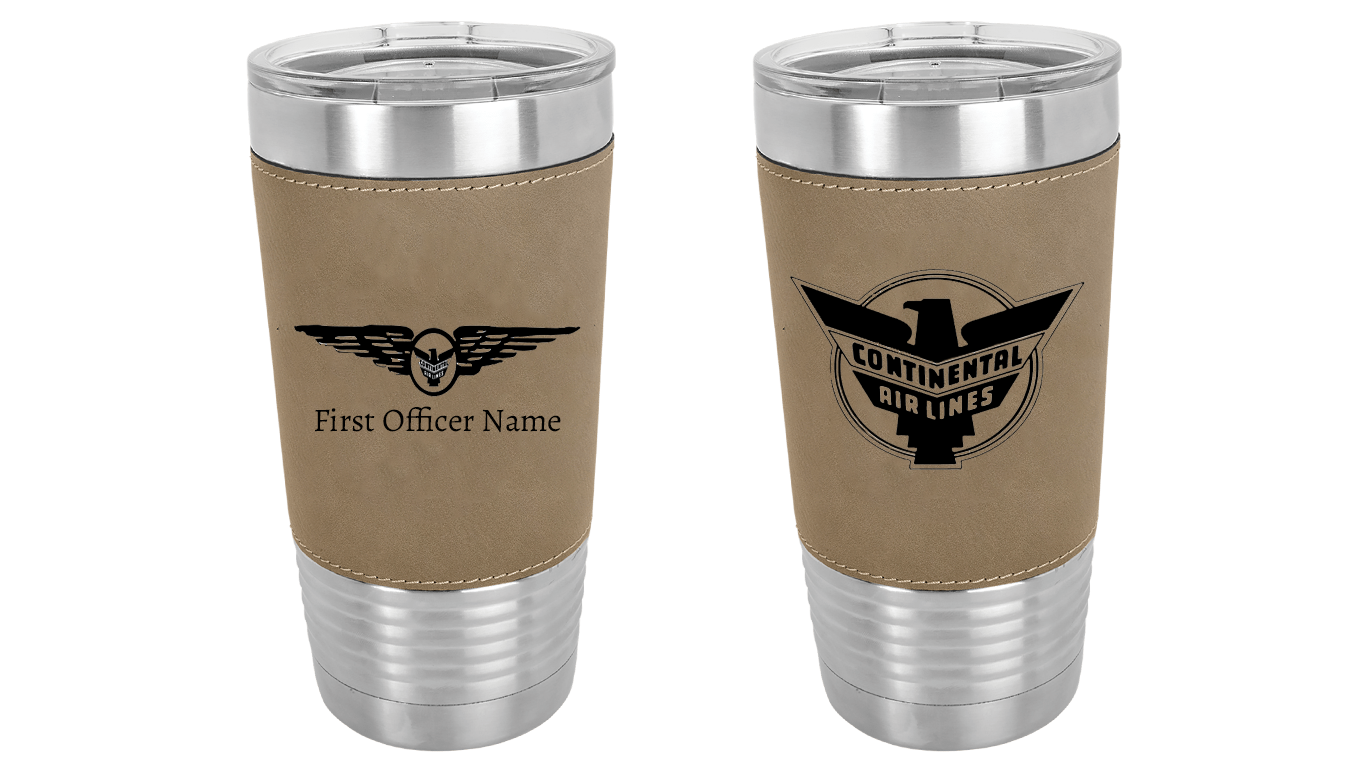 Laser Engraved Tumblers for Airlines